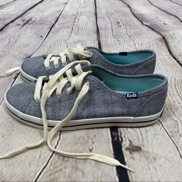 KEDS Kickstart Chambray Sneakers 7.5 - Picture 3 of 8